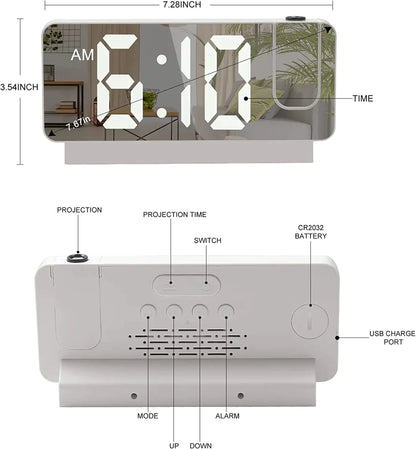 EcomNest™ - Projector Digital Alarm Clock